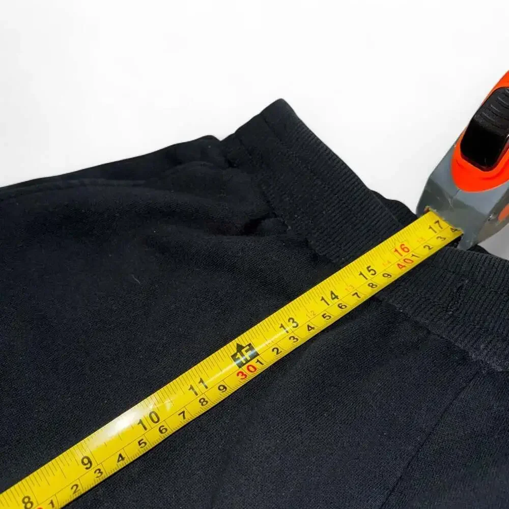 True Religion Sweatshorts Black Orange Logo Large